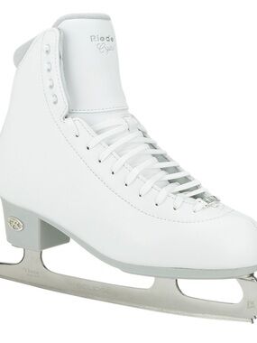Riedell Crystal White Women's Figure Ice Skates